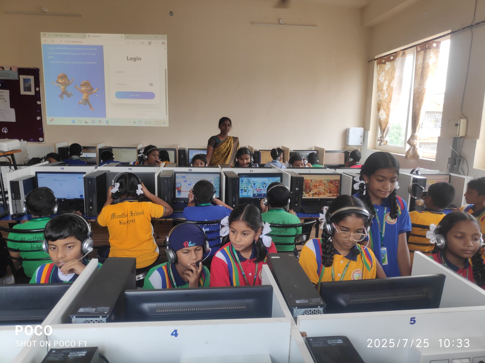 Laboratory facilities at Montfort School CBSE