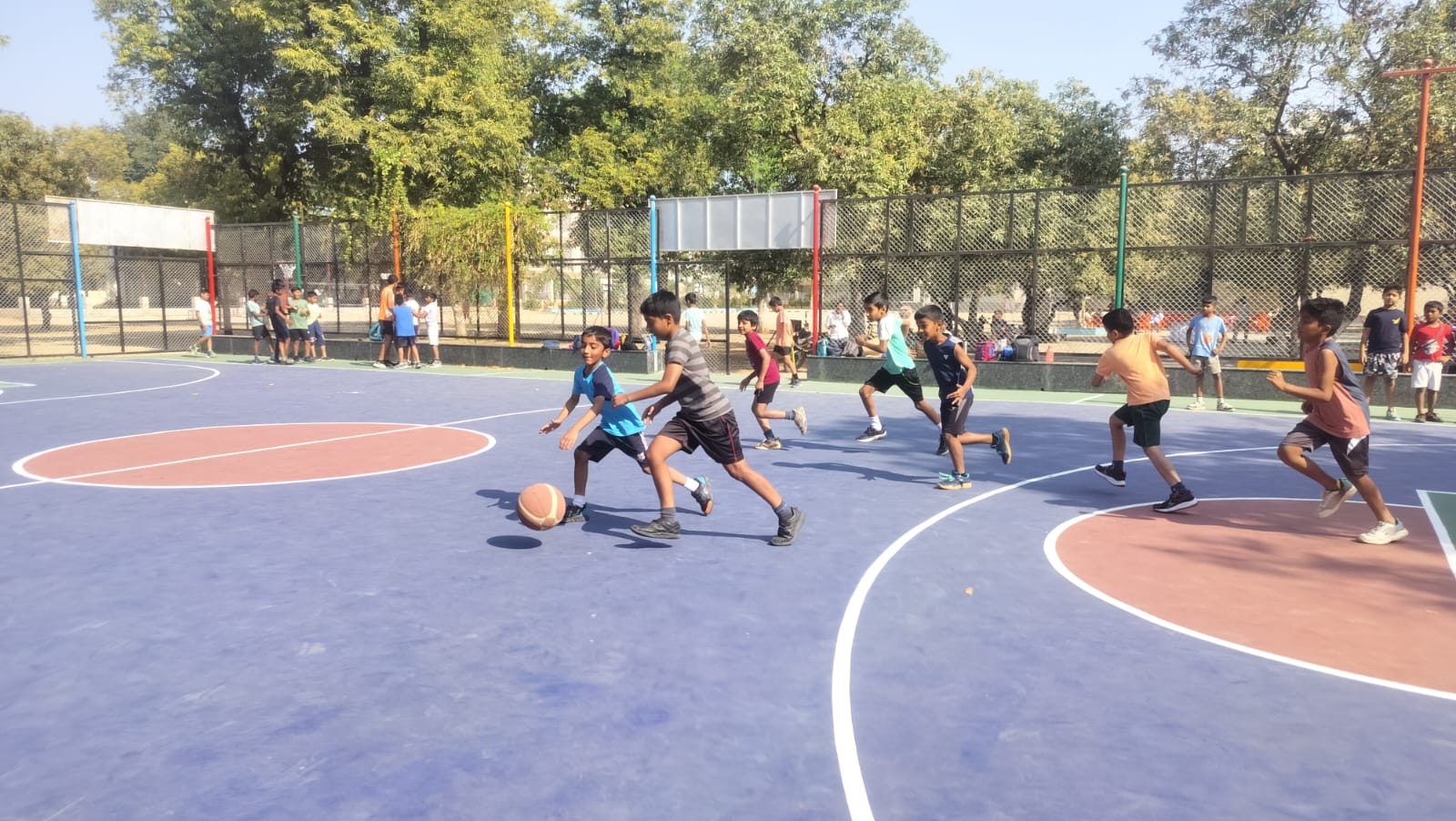 Sports and outdoor activities on the school grounds at Montfort School CBSE